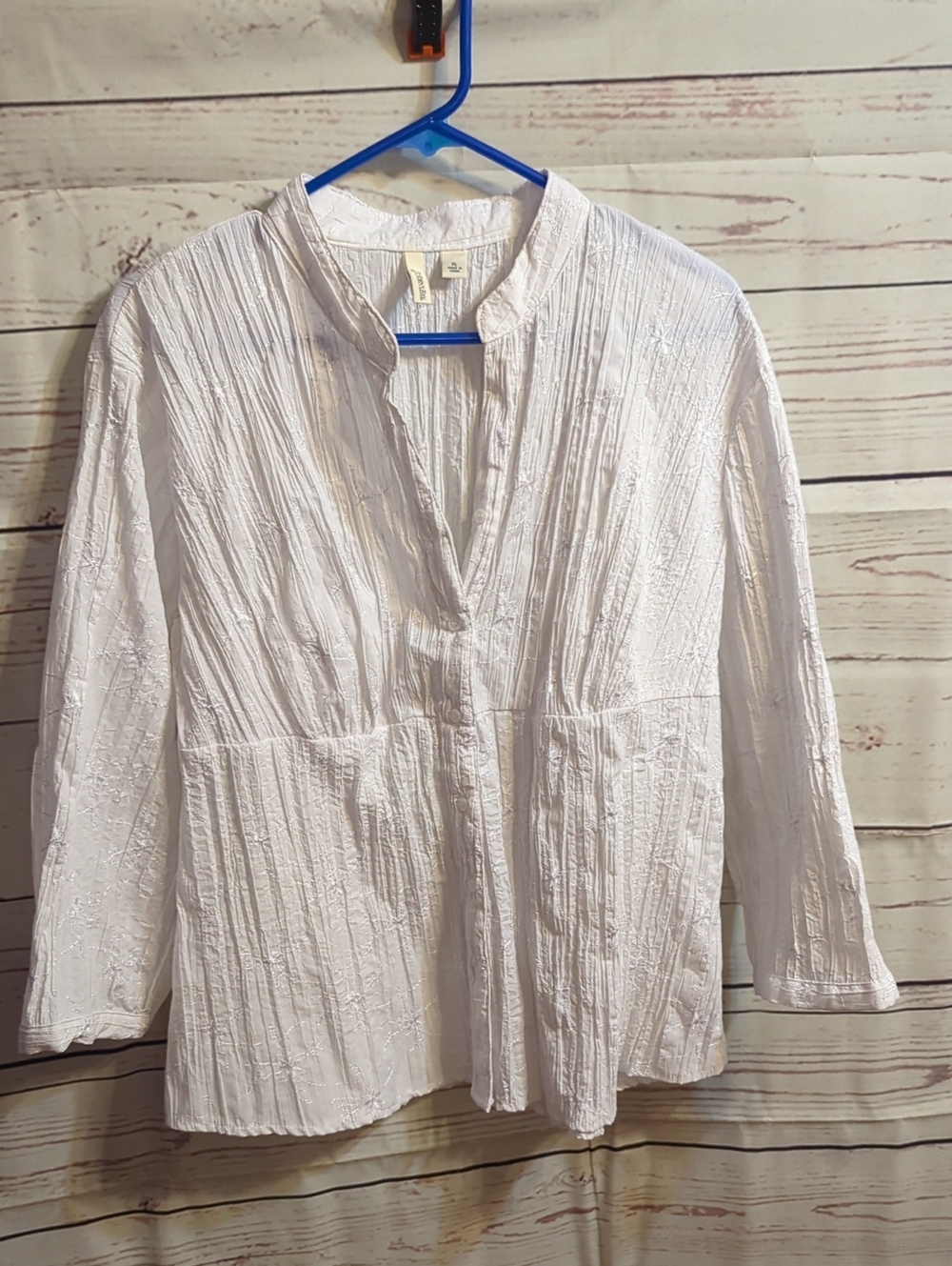 St John's Bay White Embroidered Tunic Top